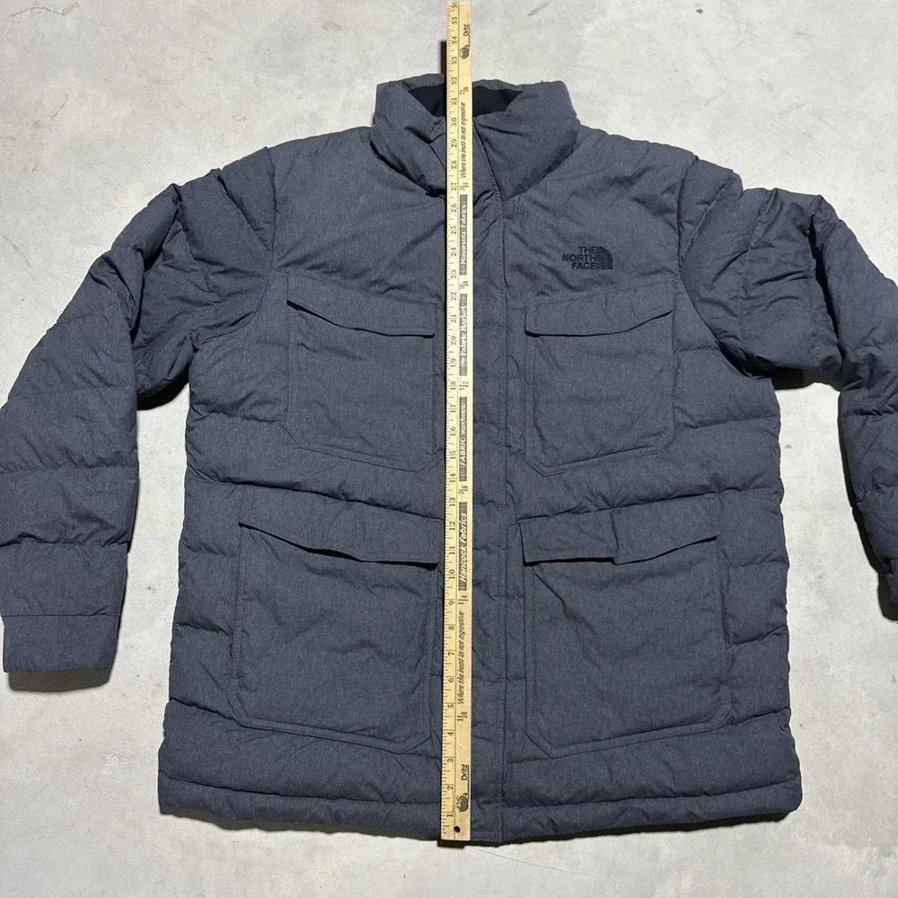 The North Face Far Northern 550 Goose Down Jacket Men's XL Grey Full Zip